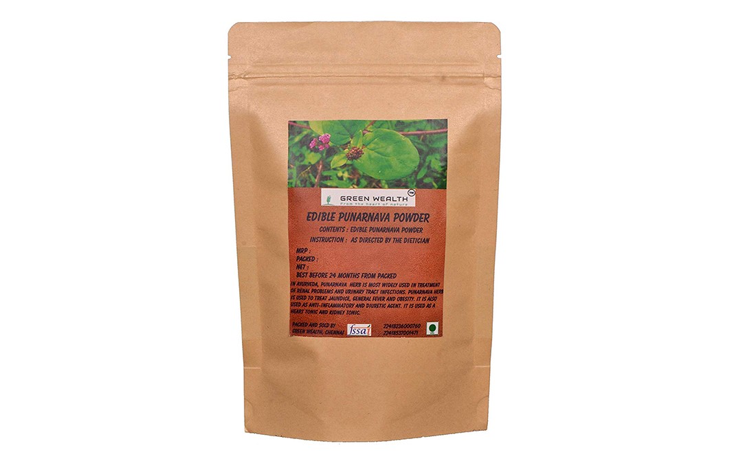 Green Wealth Edible Punarnava Powder   Pack  200 grams